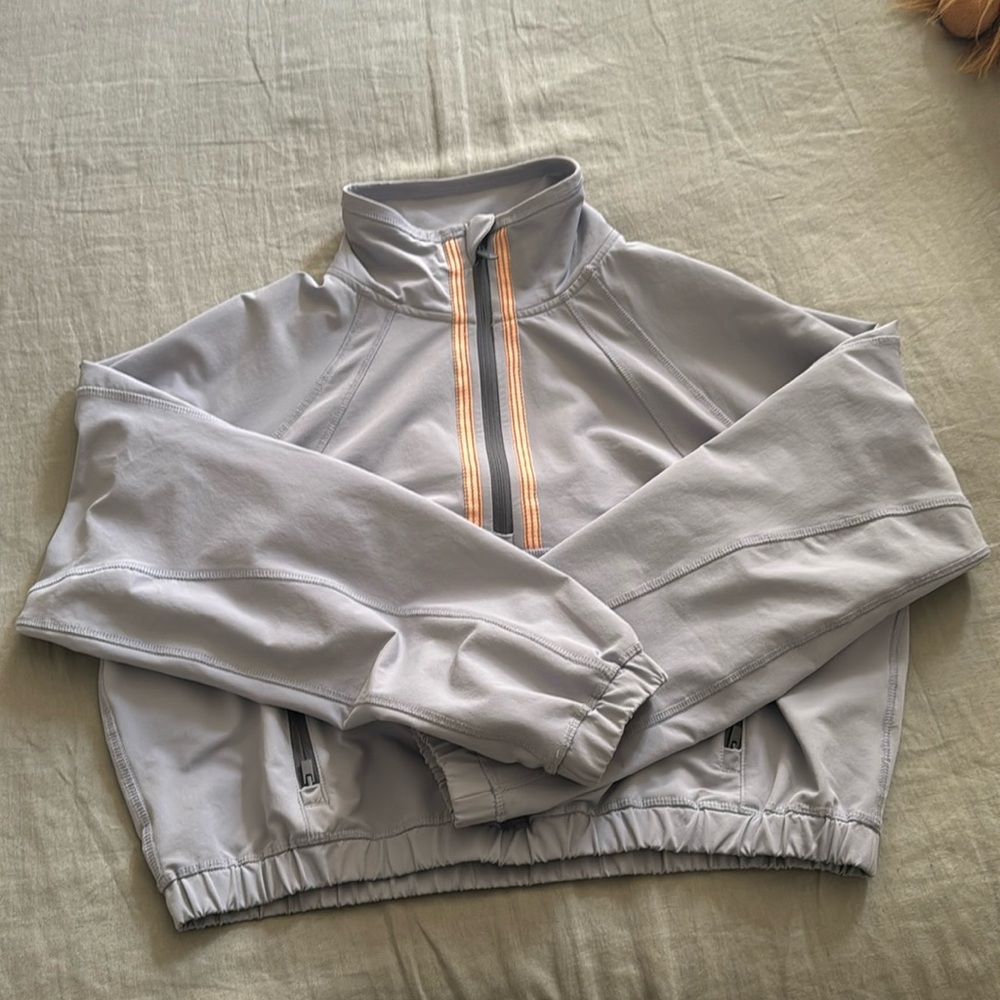 Free People Movement So Fly Half Zip Jacket in Purple Sz XS